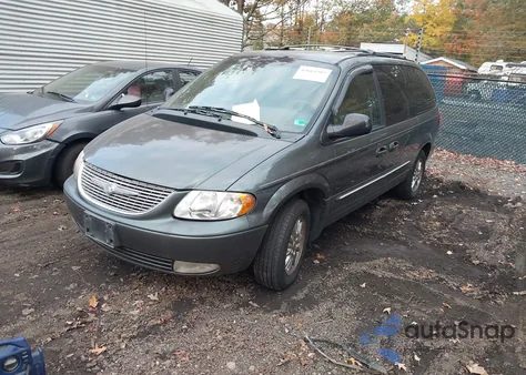 2002 Chrysler Town & Country Limited from USA, damaged, VIN 2C8GP64L02R561338